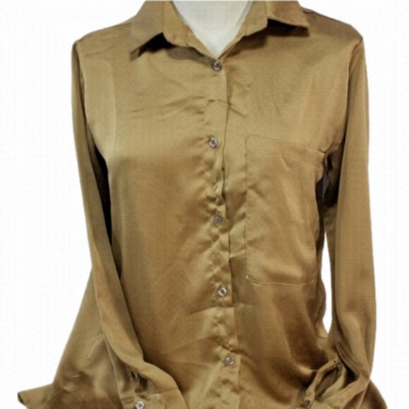 Boohoo Long Sleeve Blouse - Picture 1 of 6